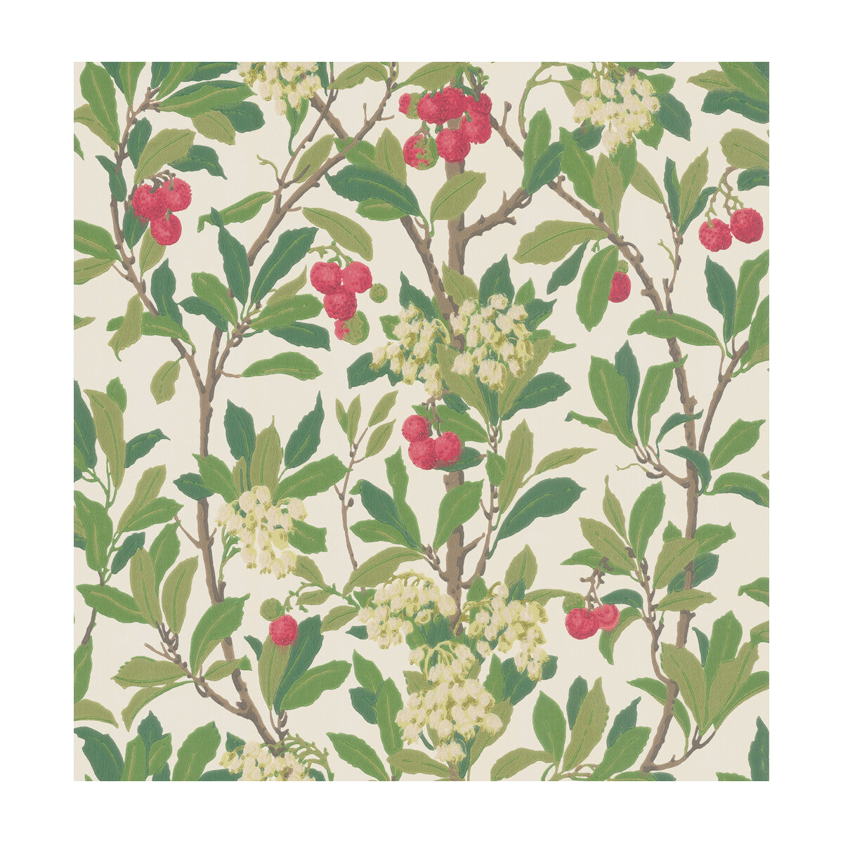 Strawberry Tree-Scarlet & Ivory