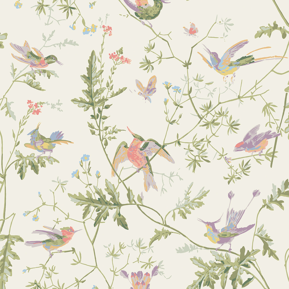 Hummingbirds-Soft Multi-Colour