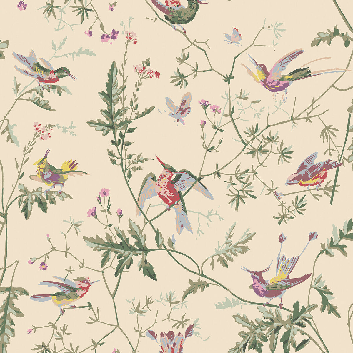 Hummingbirds-Original Multi-Colour