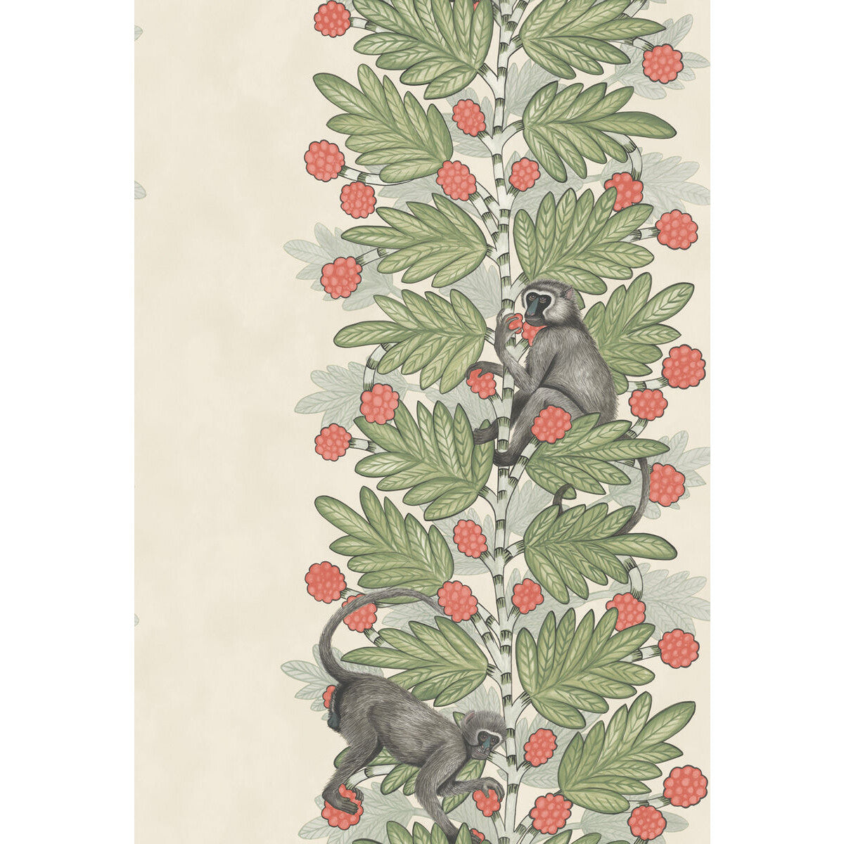 Acacia-Green & Coral Berries