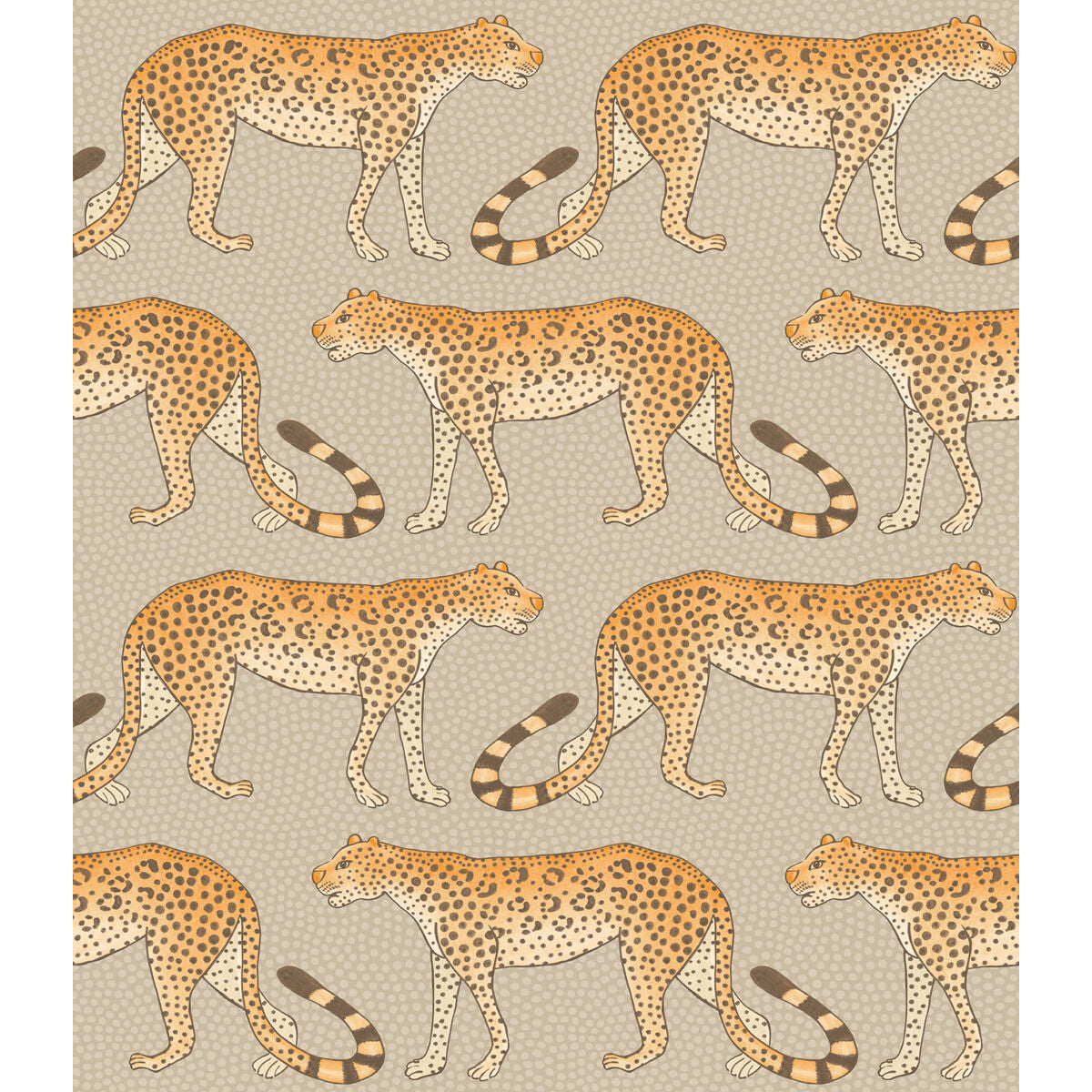 Leopard Walk-Stone & Orange