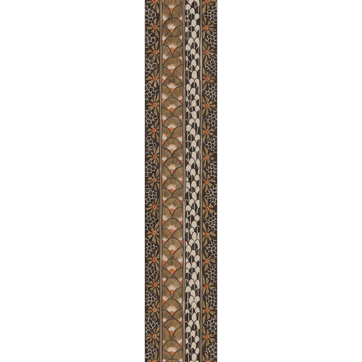 Ardmore Border-Black & Burnt Orange