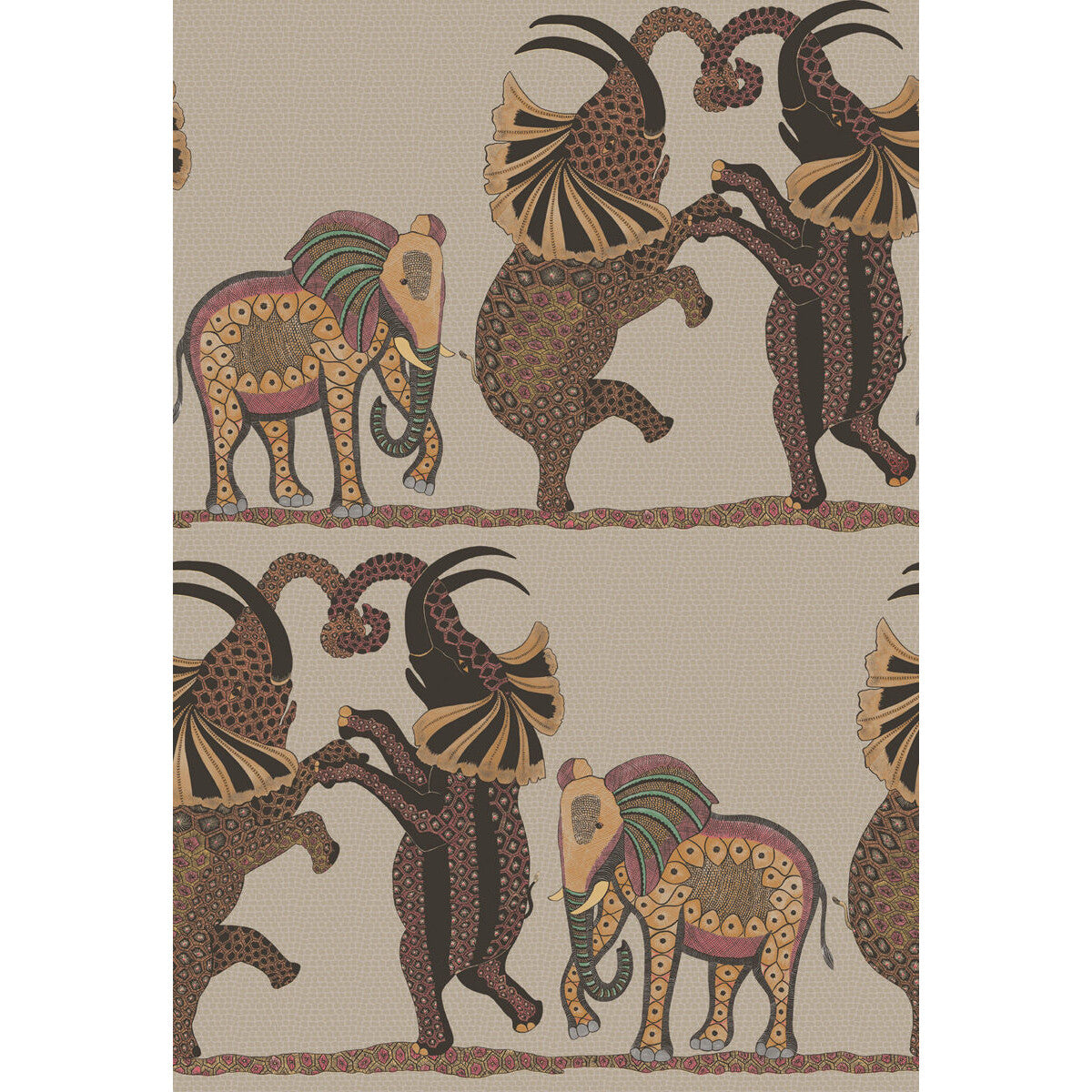 Safari Dance-Red & Linen