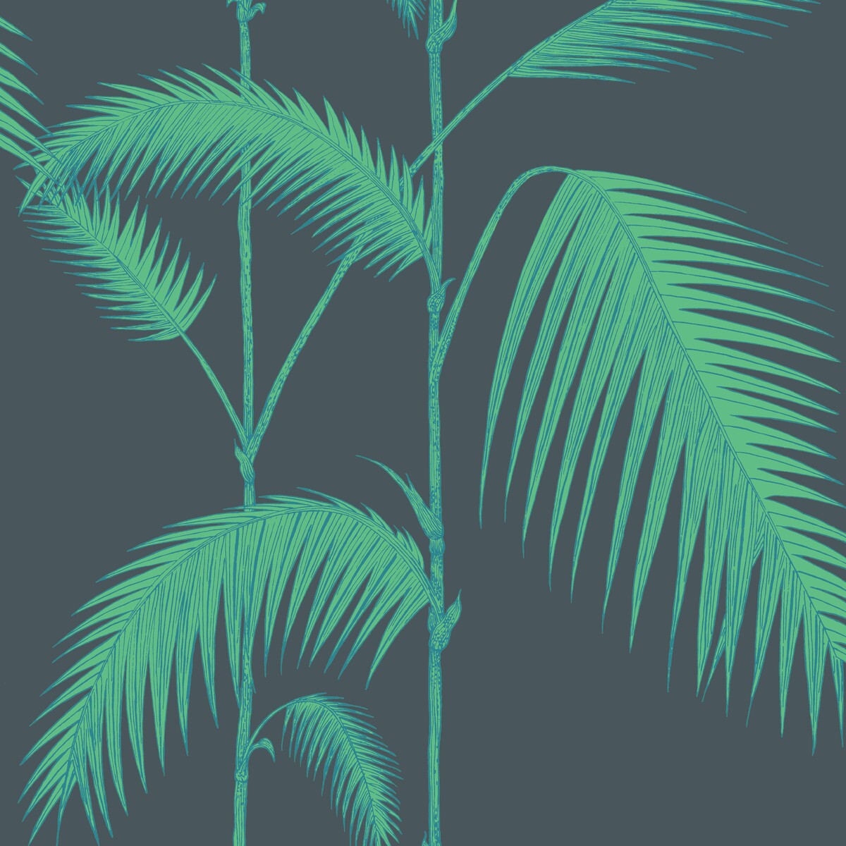 Palm Leaves-Viridian