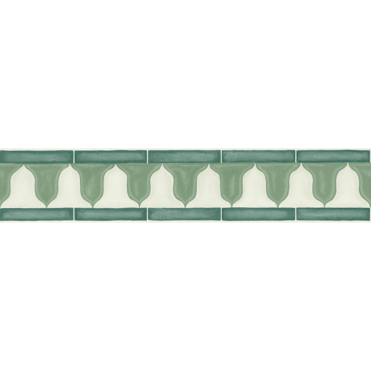 Zellige Border-Olive