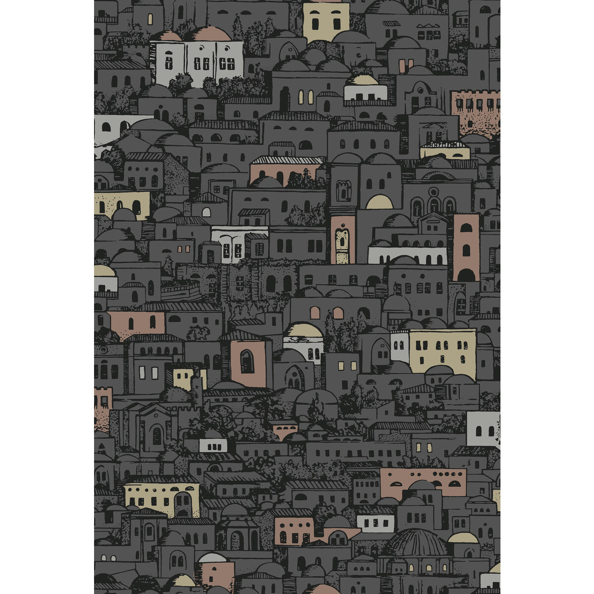 Mediterranea-Charcoal & Metallic