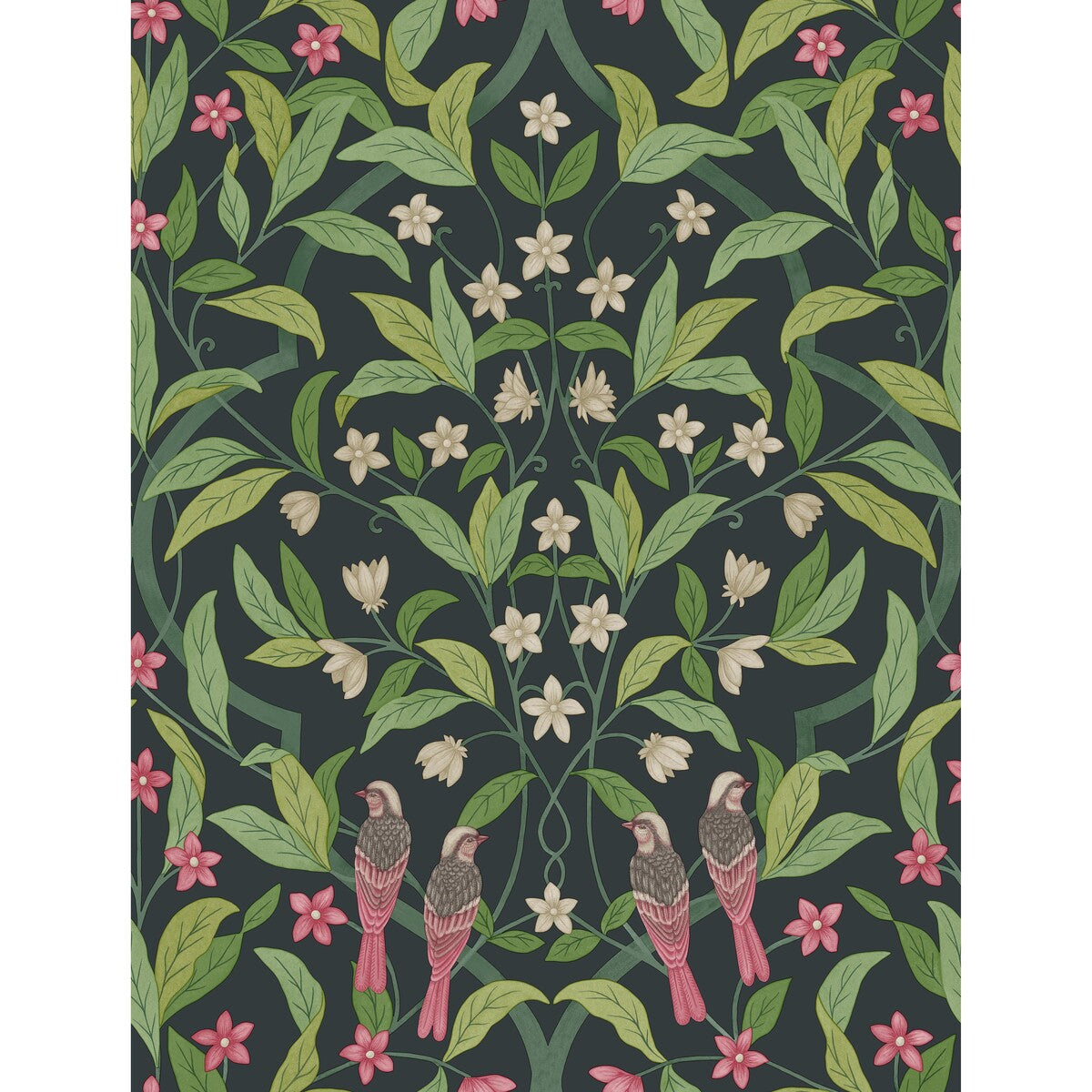 Jasmine & Serin Symphony-Rose/Grn/Viridian