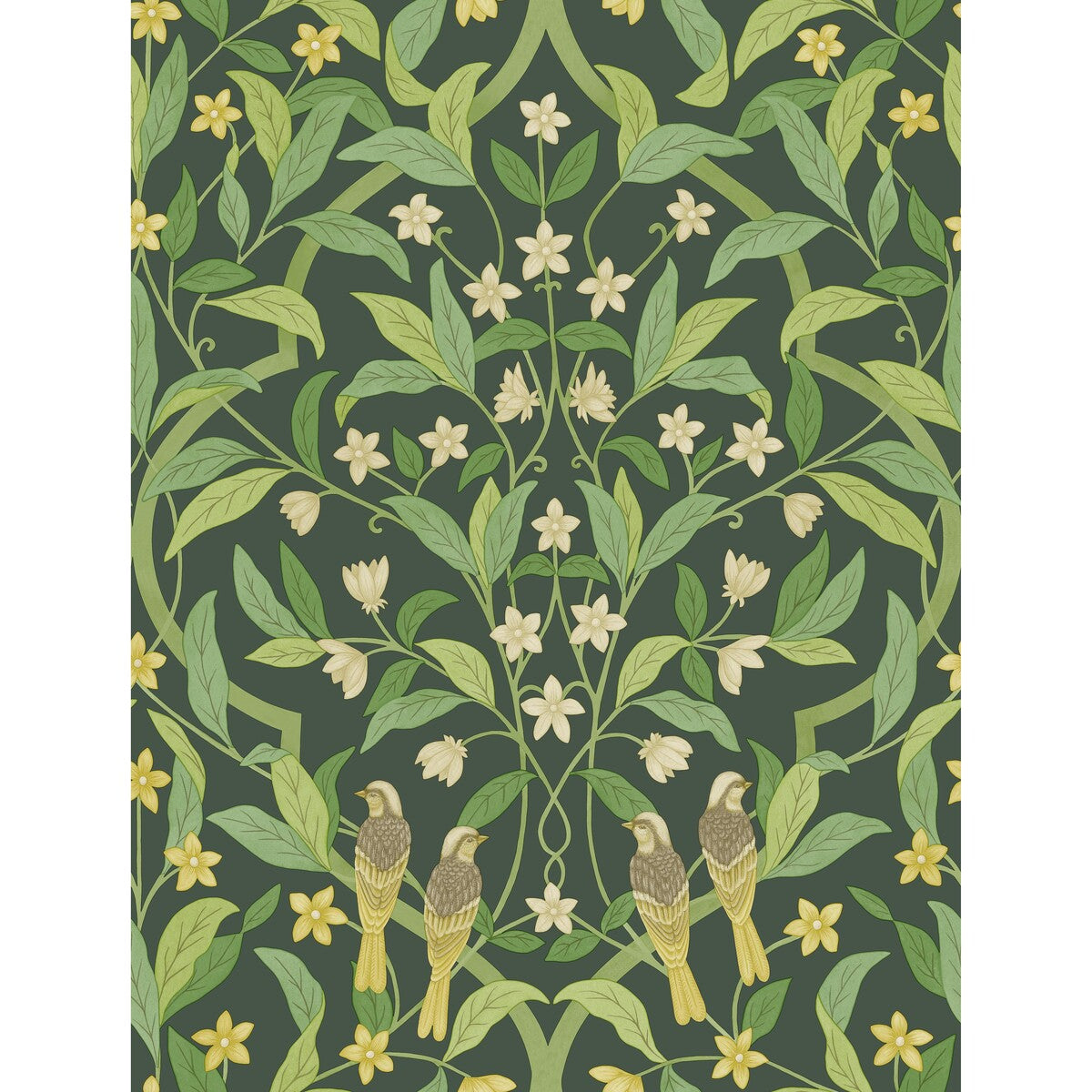 Jasmine & Serin Symphony-Yellow/Grn/Forest