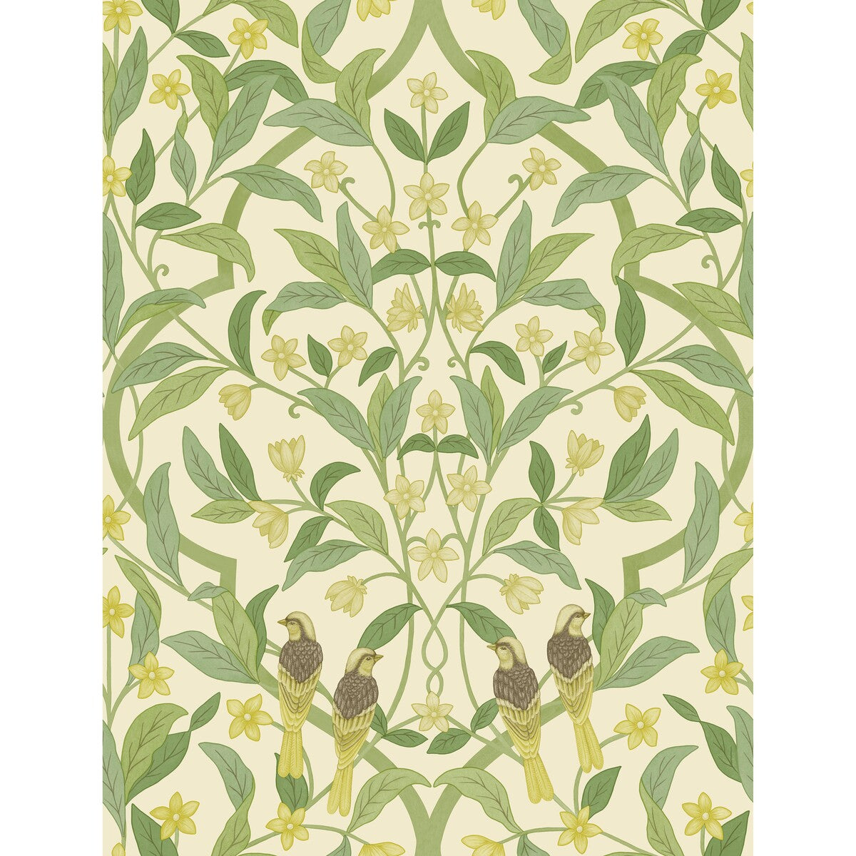 Jasmine & Serin Symphony-Chartreuse/Grn/Wt