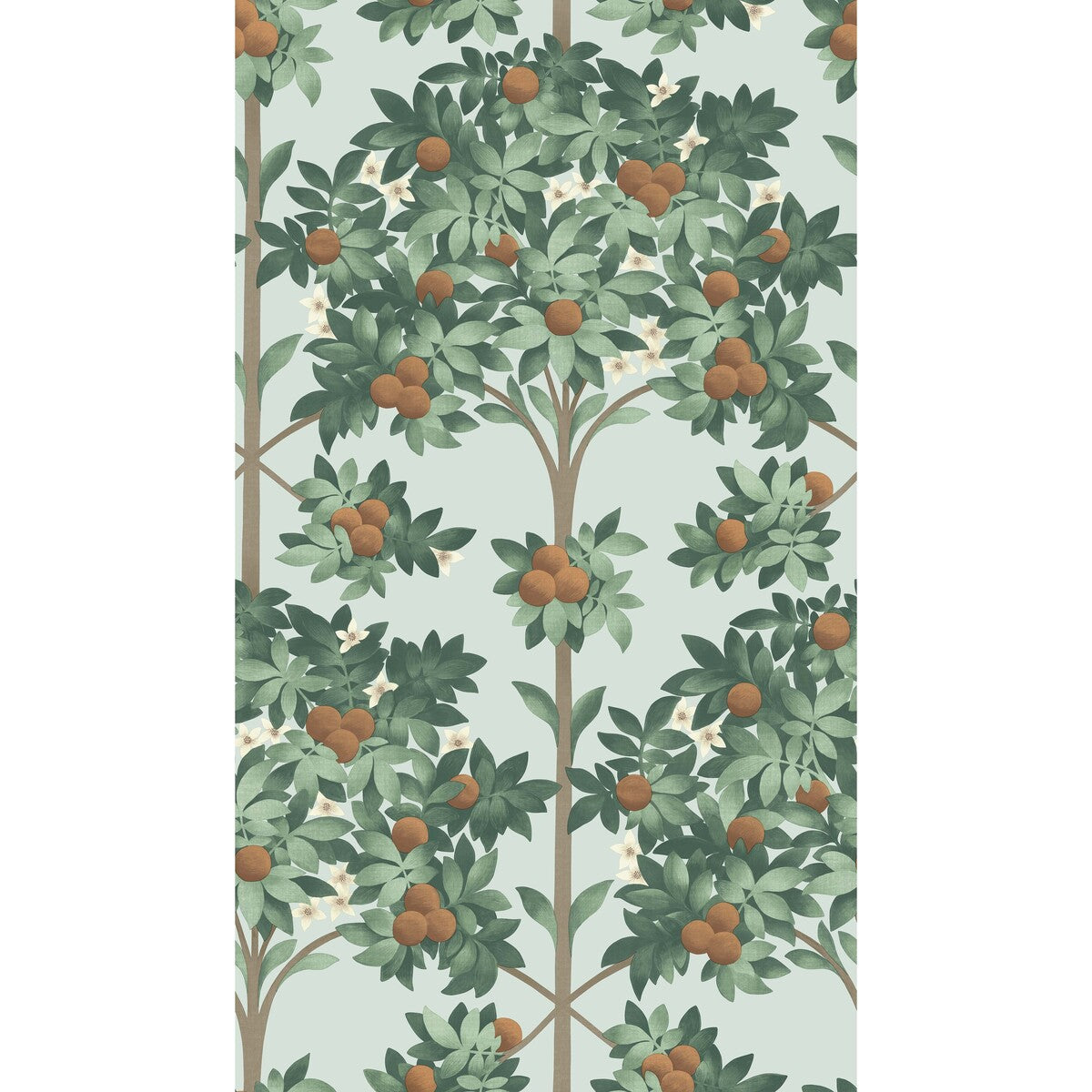 Orange Blossom-Burnt Orange/Mint/Seafoam