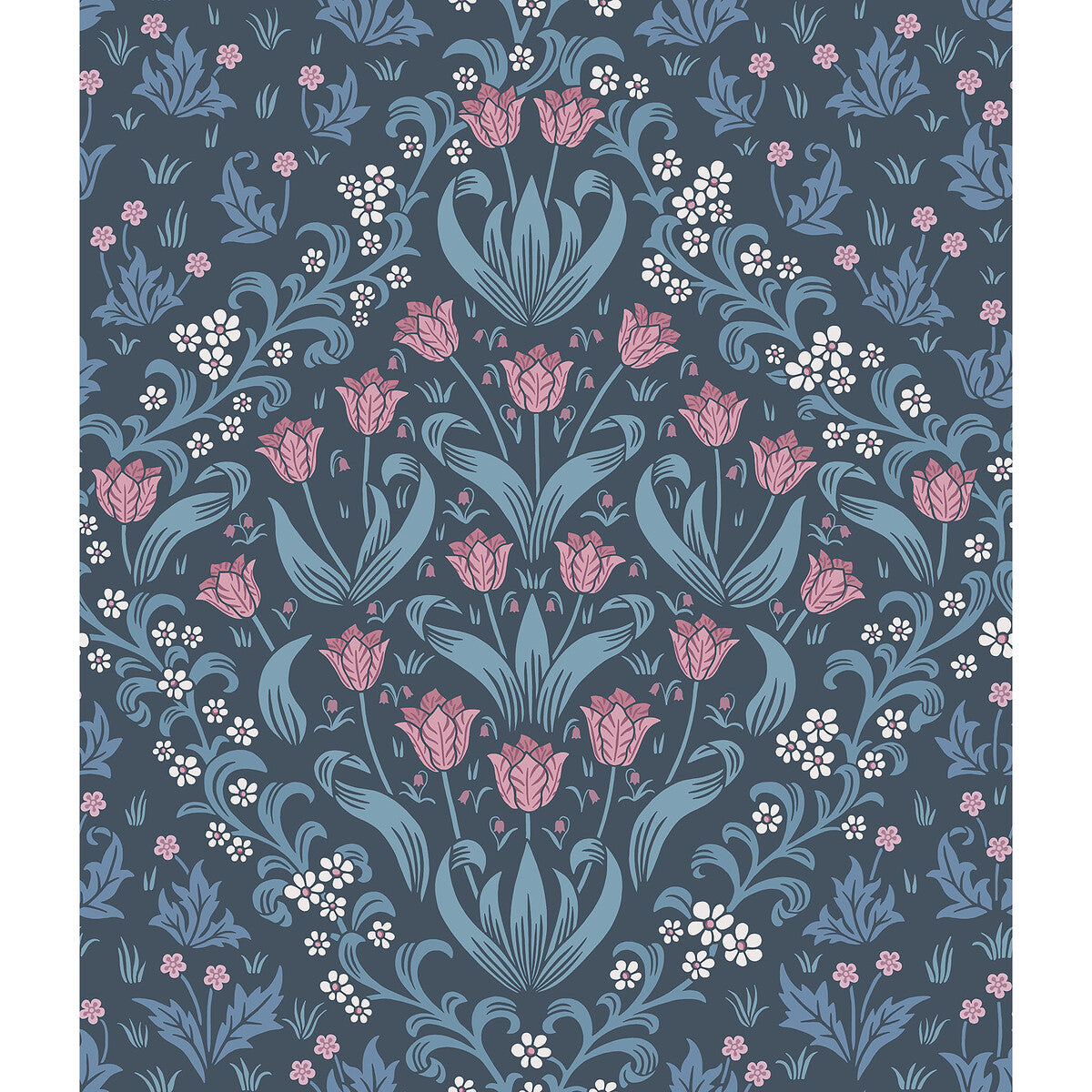 Tudor Garden-Fs&Cblu/Midn