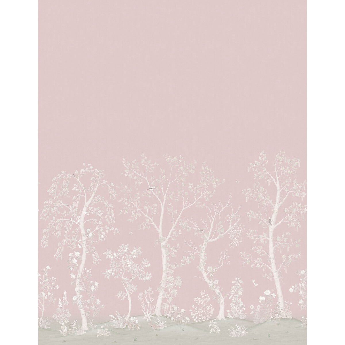 Seasonal Woods Metallic-Rose