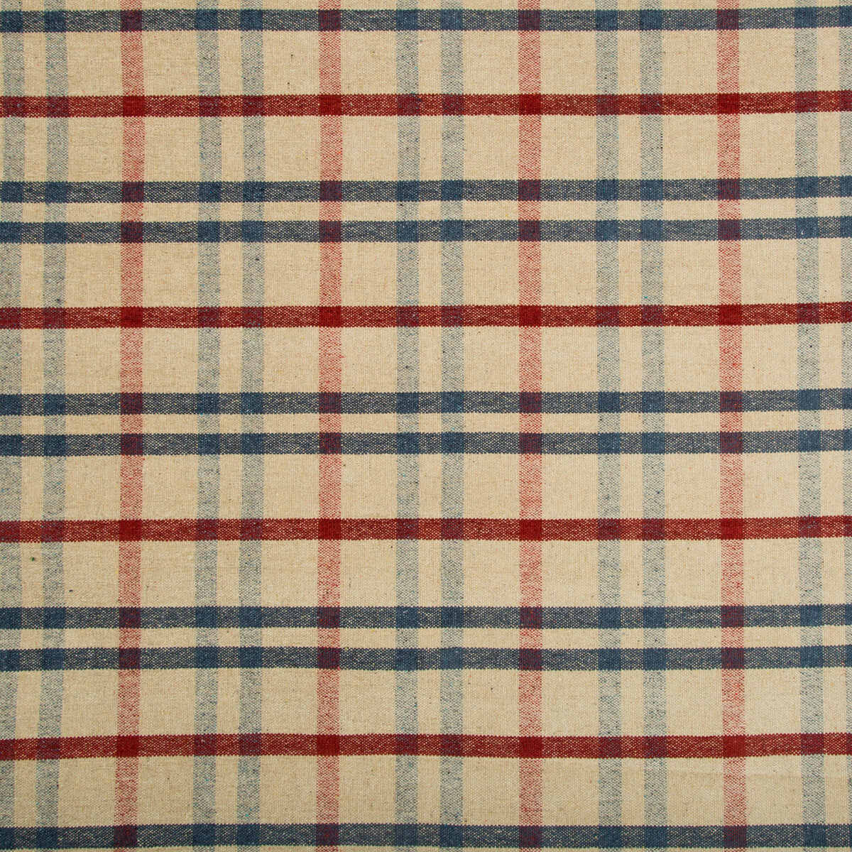 Fannin Plaid-Ruby/Navy