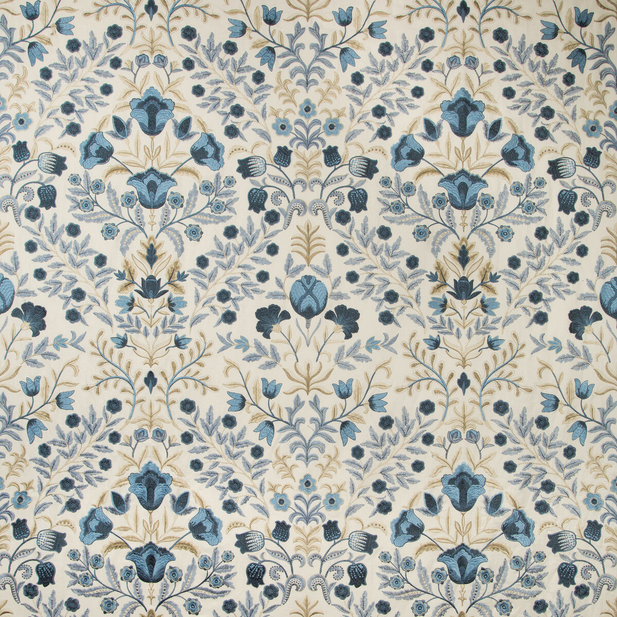 Luxford Embroidery-Indigo