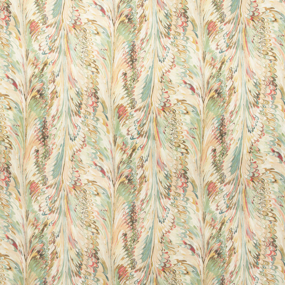 Taplow Print-Juniper/Petal