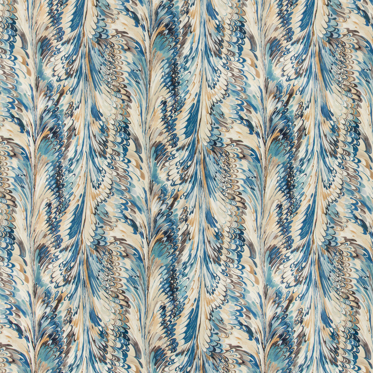 Taplow Print-Navy/Slate