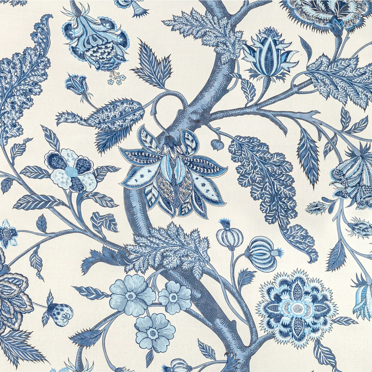 Palampore Print-Delft