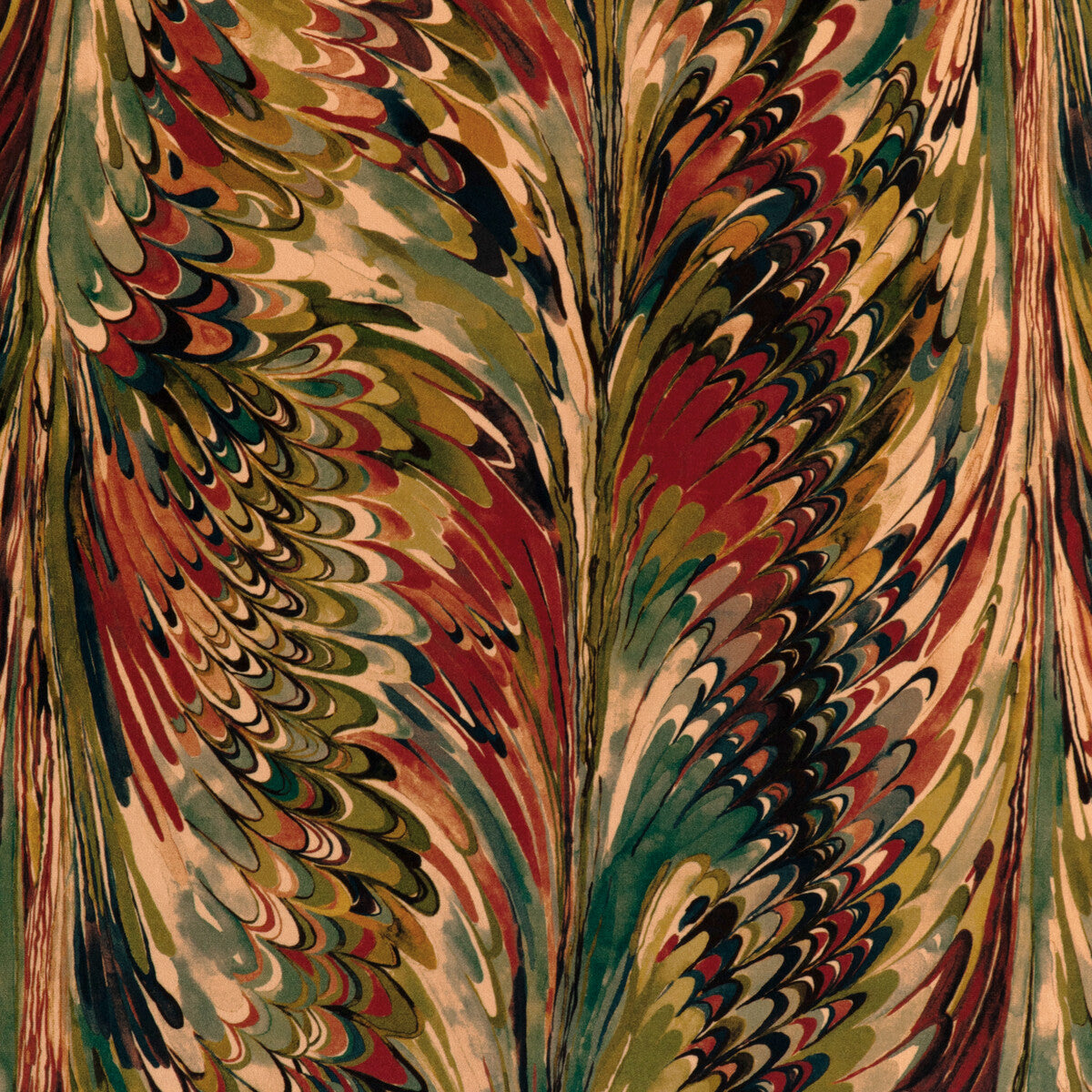 Taplow Velvet-Berry/Moss