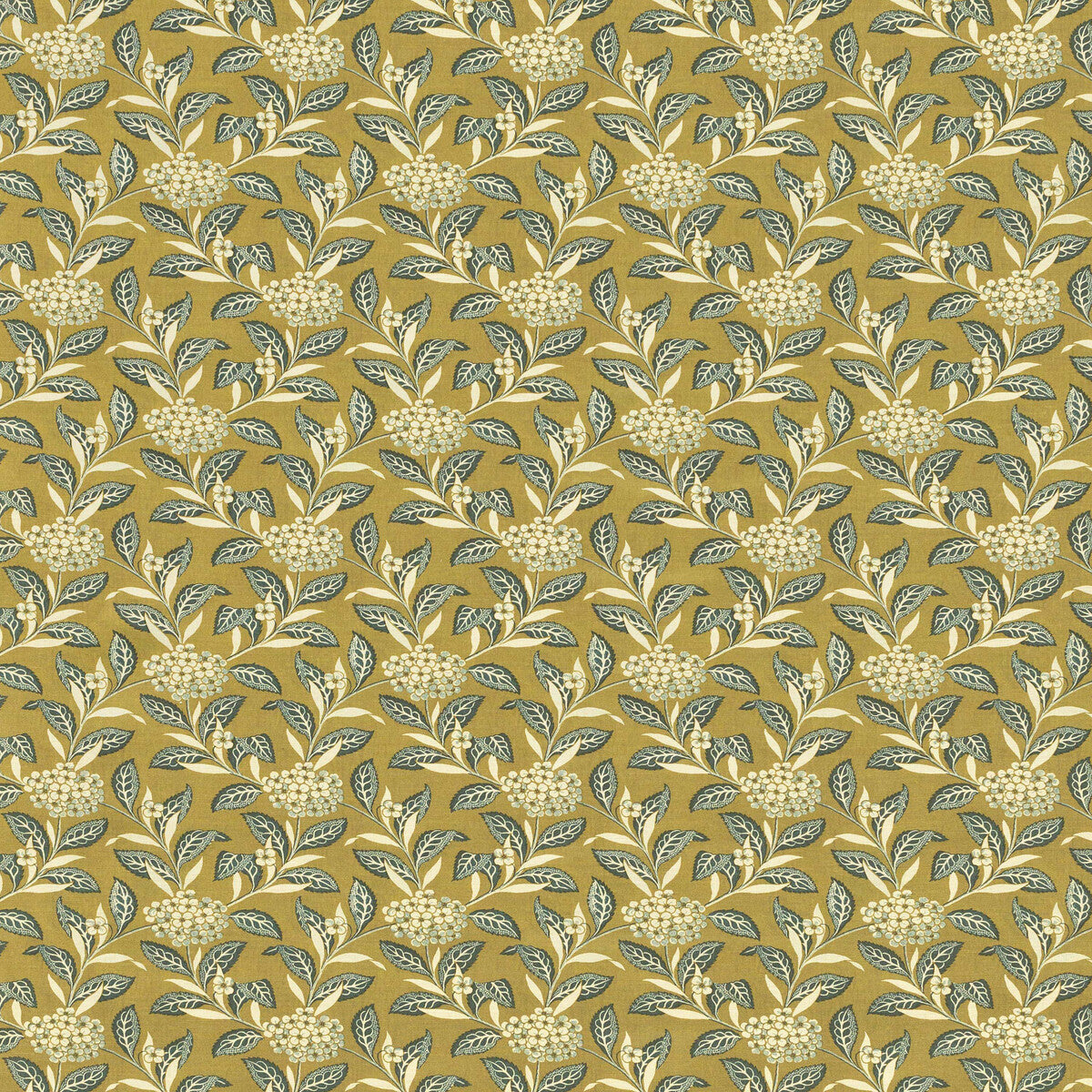 Ortensia-Teal On Olive