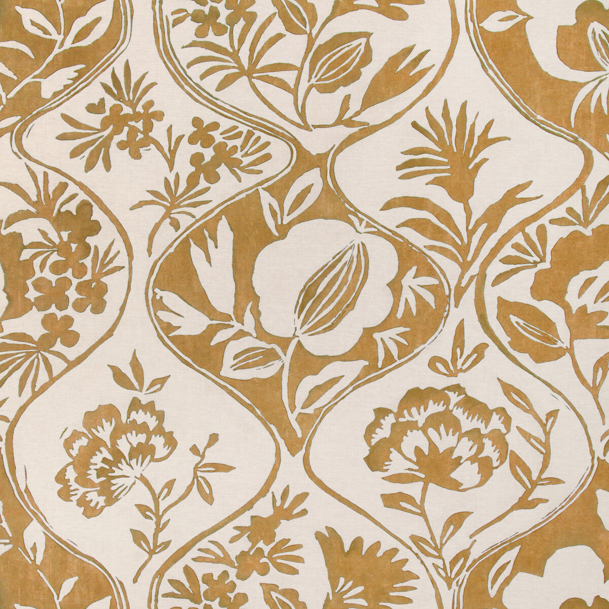 Calathea Print-Gold