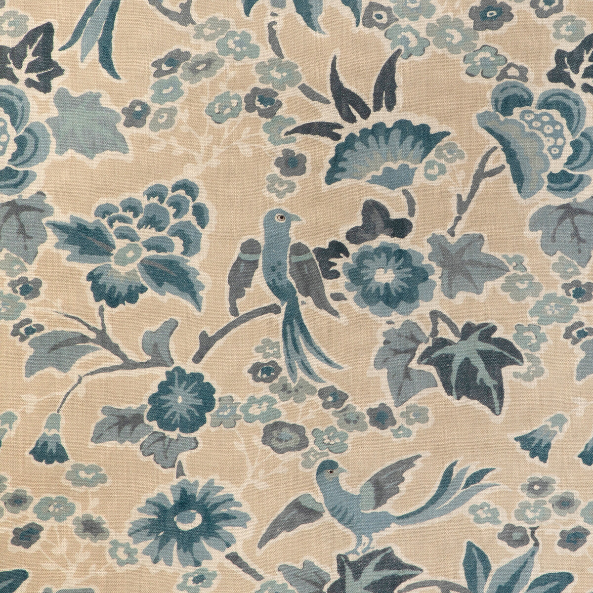 Posy Print-Sand/Sky