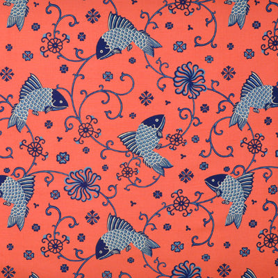 Oriental Fishes-Indigo