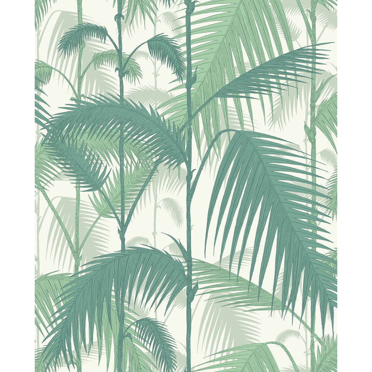 Palm Jungle-Forest Gre/W