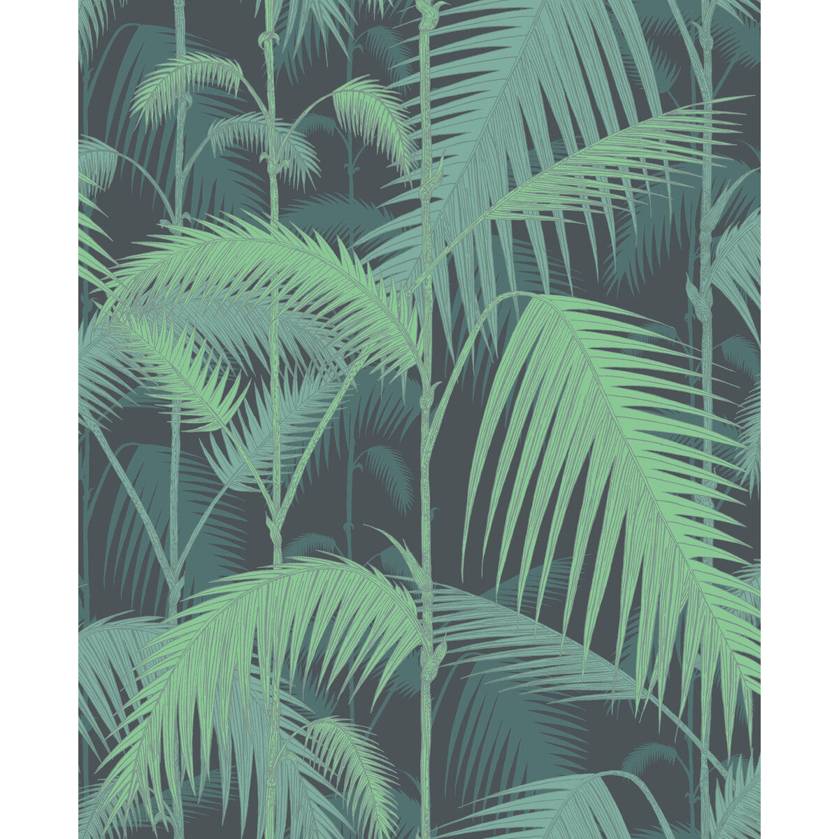 Palm Jungle-Green/Black