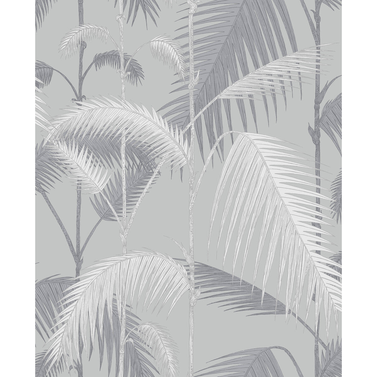 Palm Jungle-Lilac & Grey