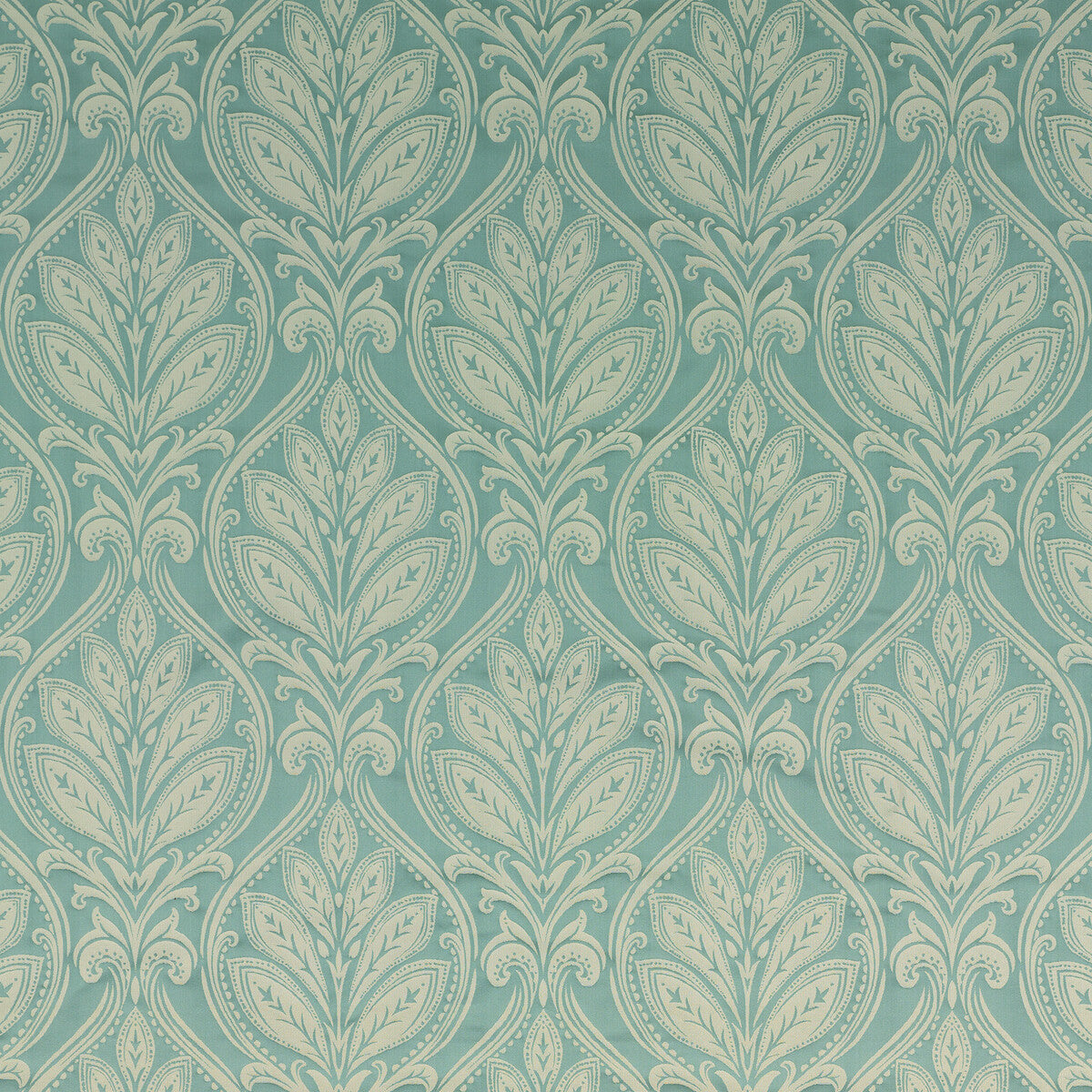 Ryecote Damask-Aqua