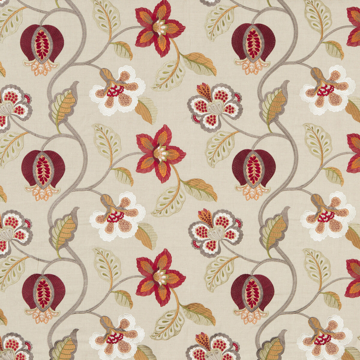 Elvaston-Red/Ivory