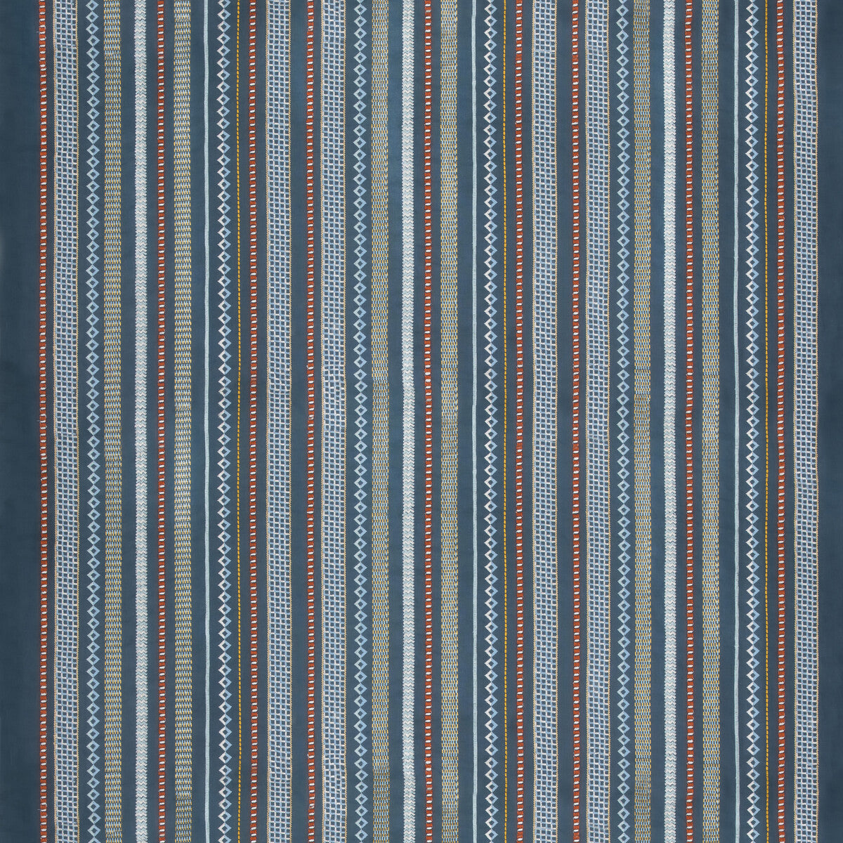 Tudor Stripe-Indigo