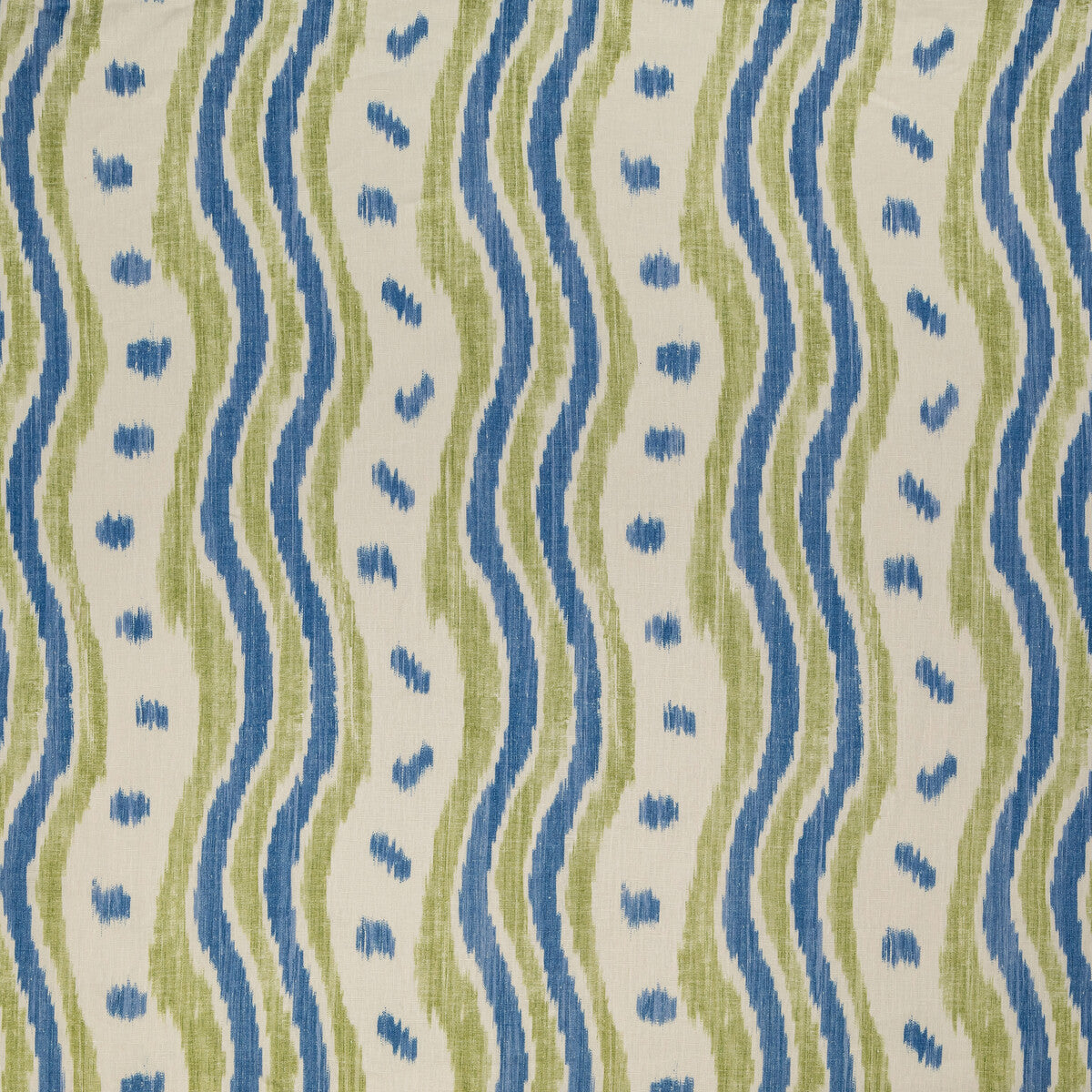 Ikat Stripe-Blue/Lime