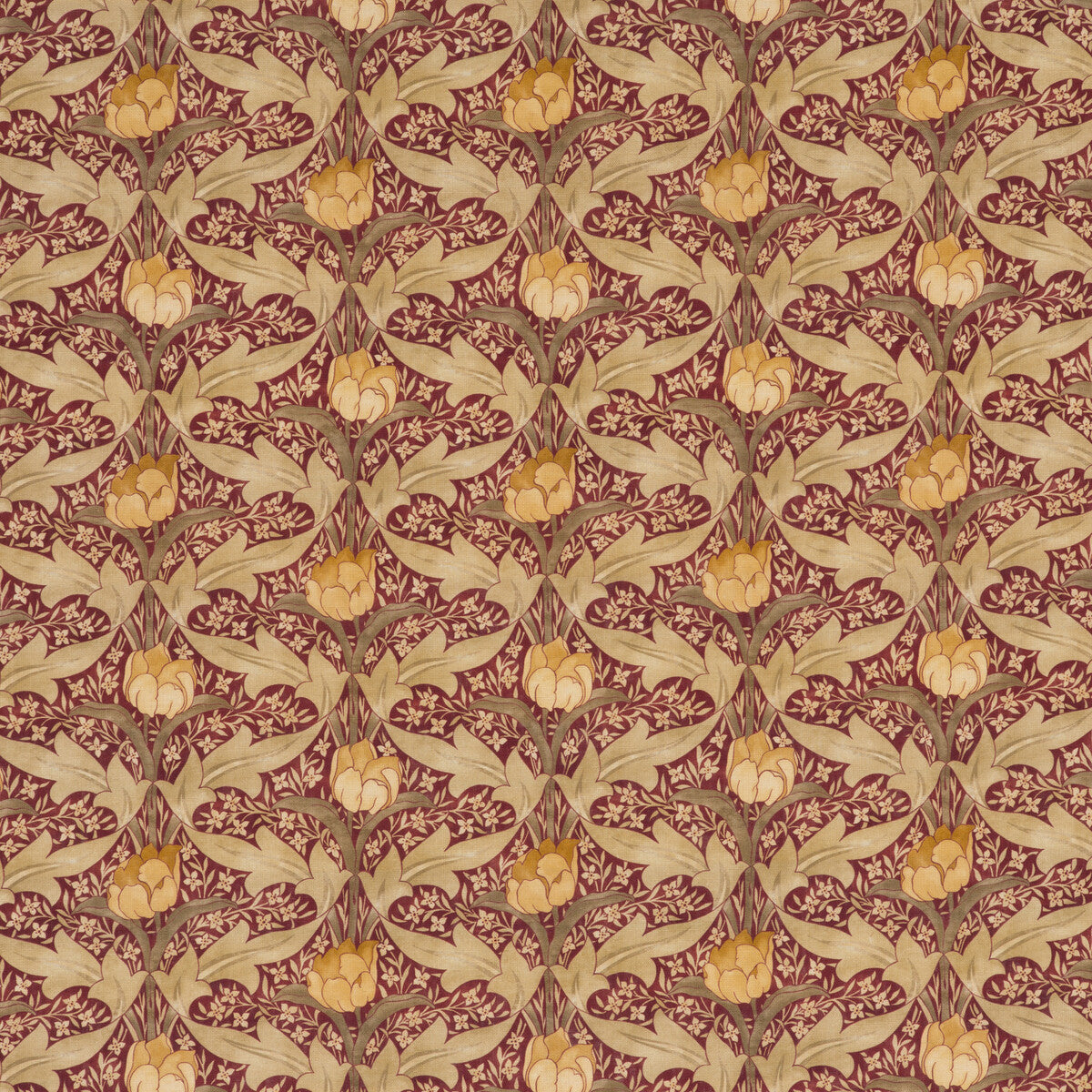 Tulip & Jasmine-Red/Ochre
