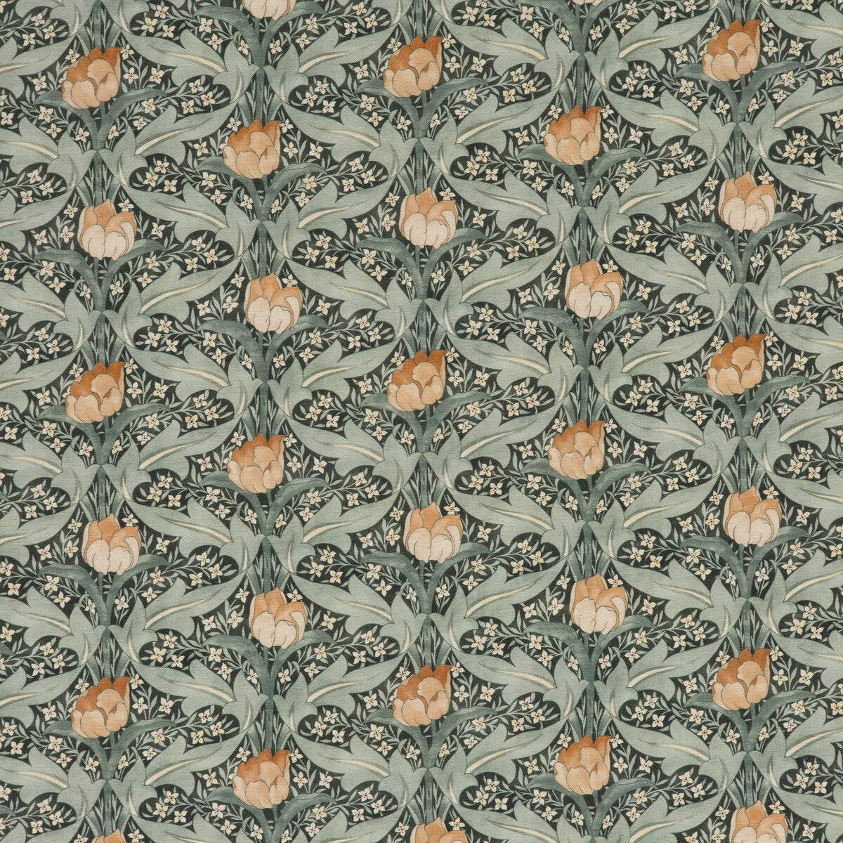 Tulip & Jasmine-Teal