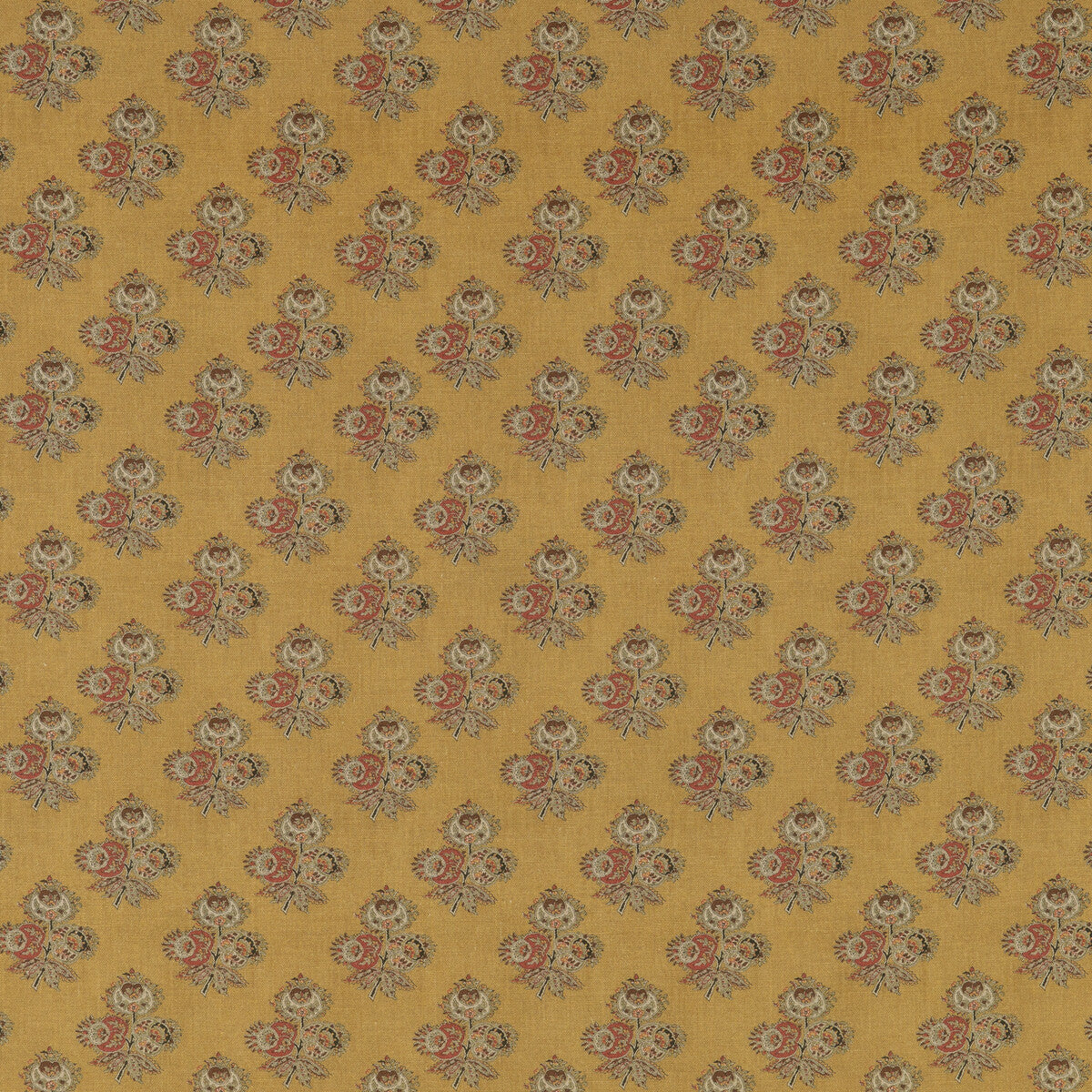 Poppy Paisley-Ochre