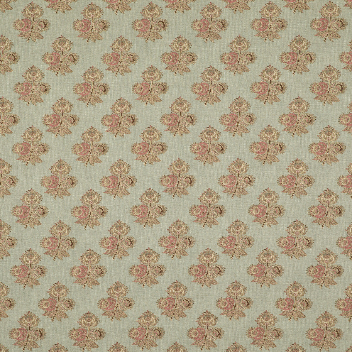 Poppy Paisley-Aqua