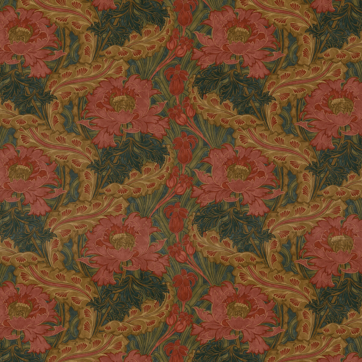Brantwood Velvet-Rose/Green