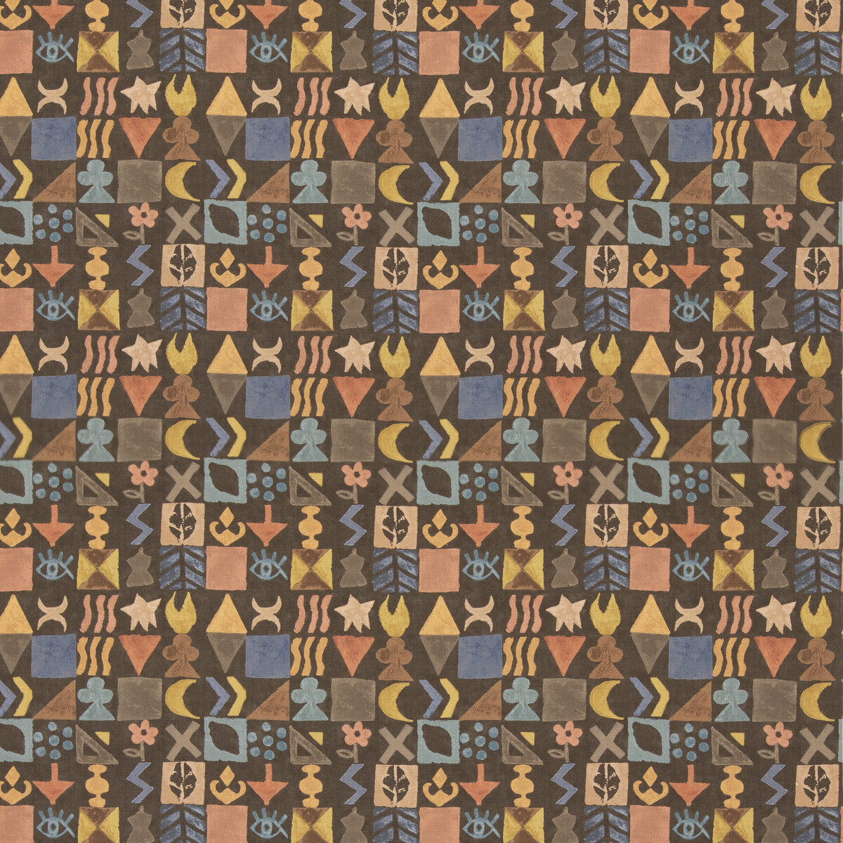 Potato Print-Chocolate