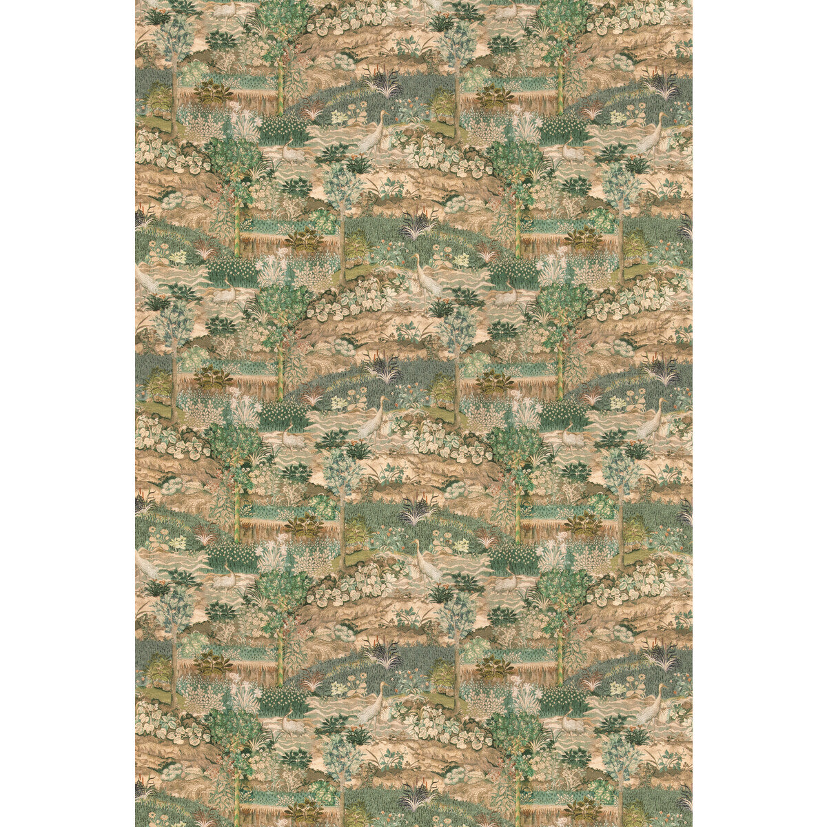 Palace Tapestry-Royal Green