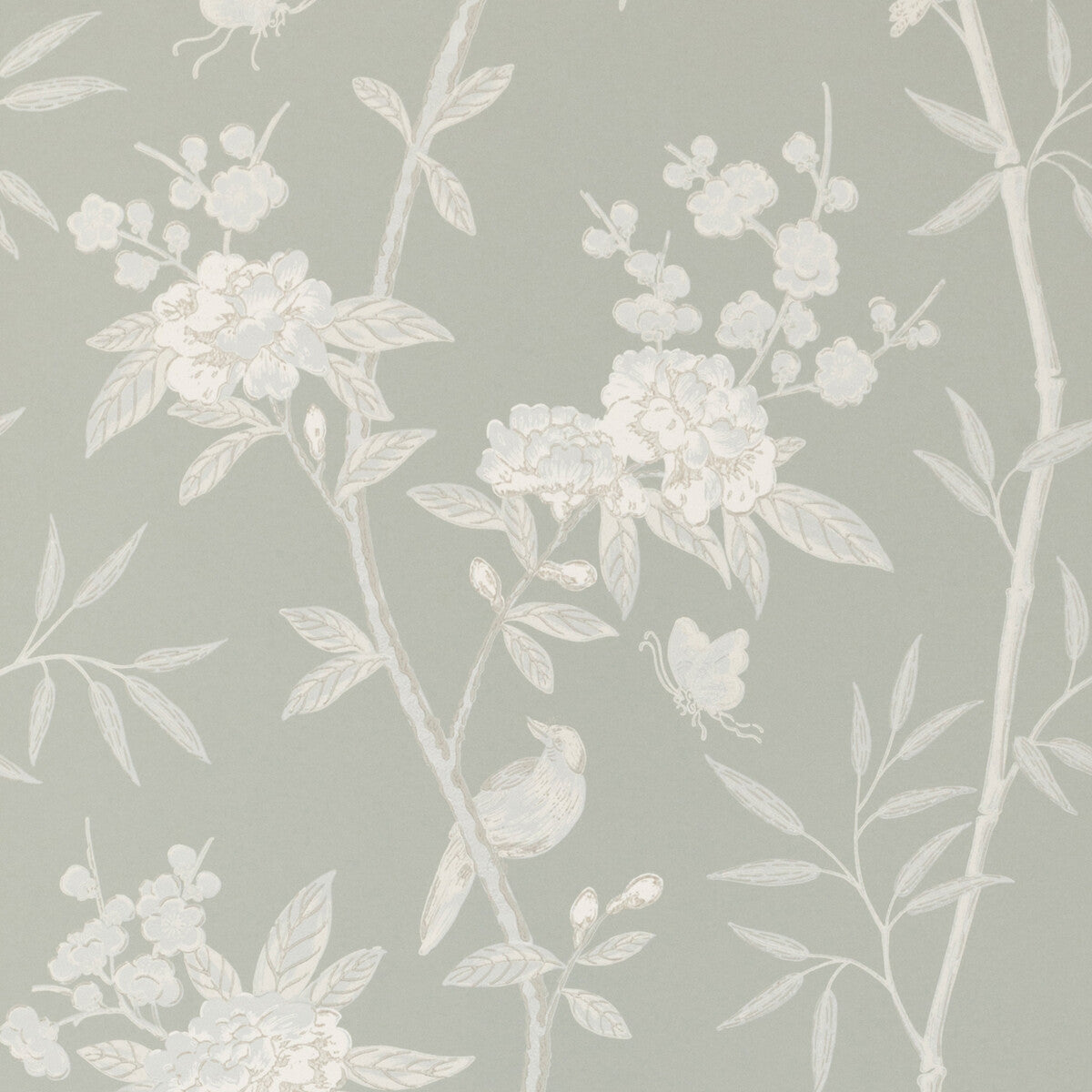 Peony & Blossom-Soft Blue