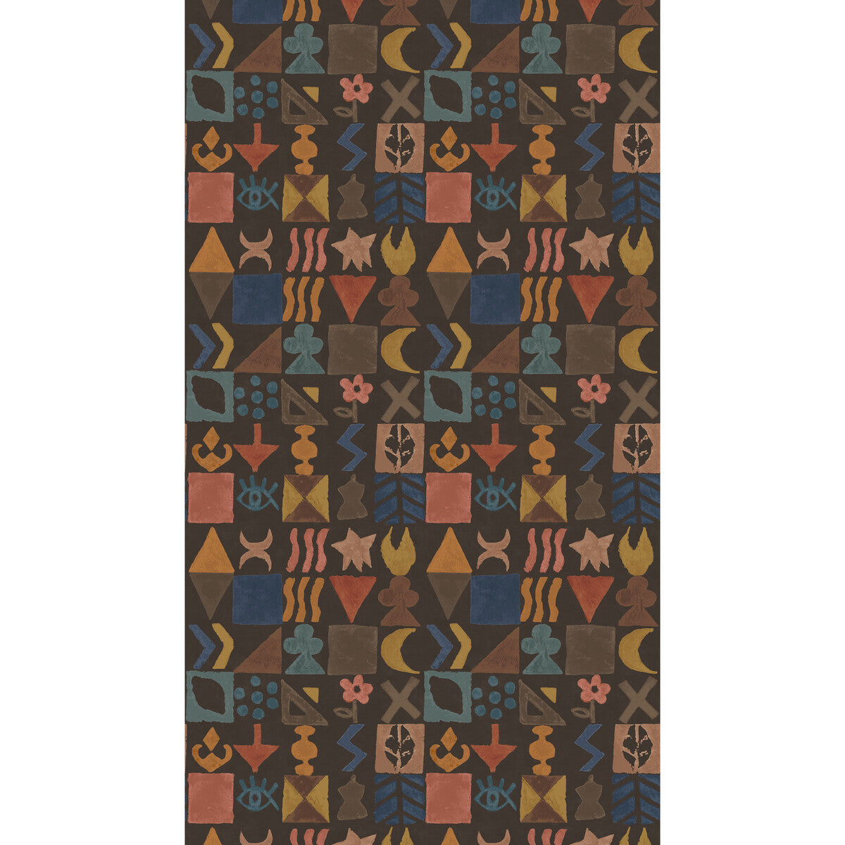 Potato Print-Chocolate