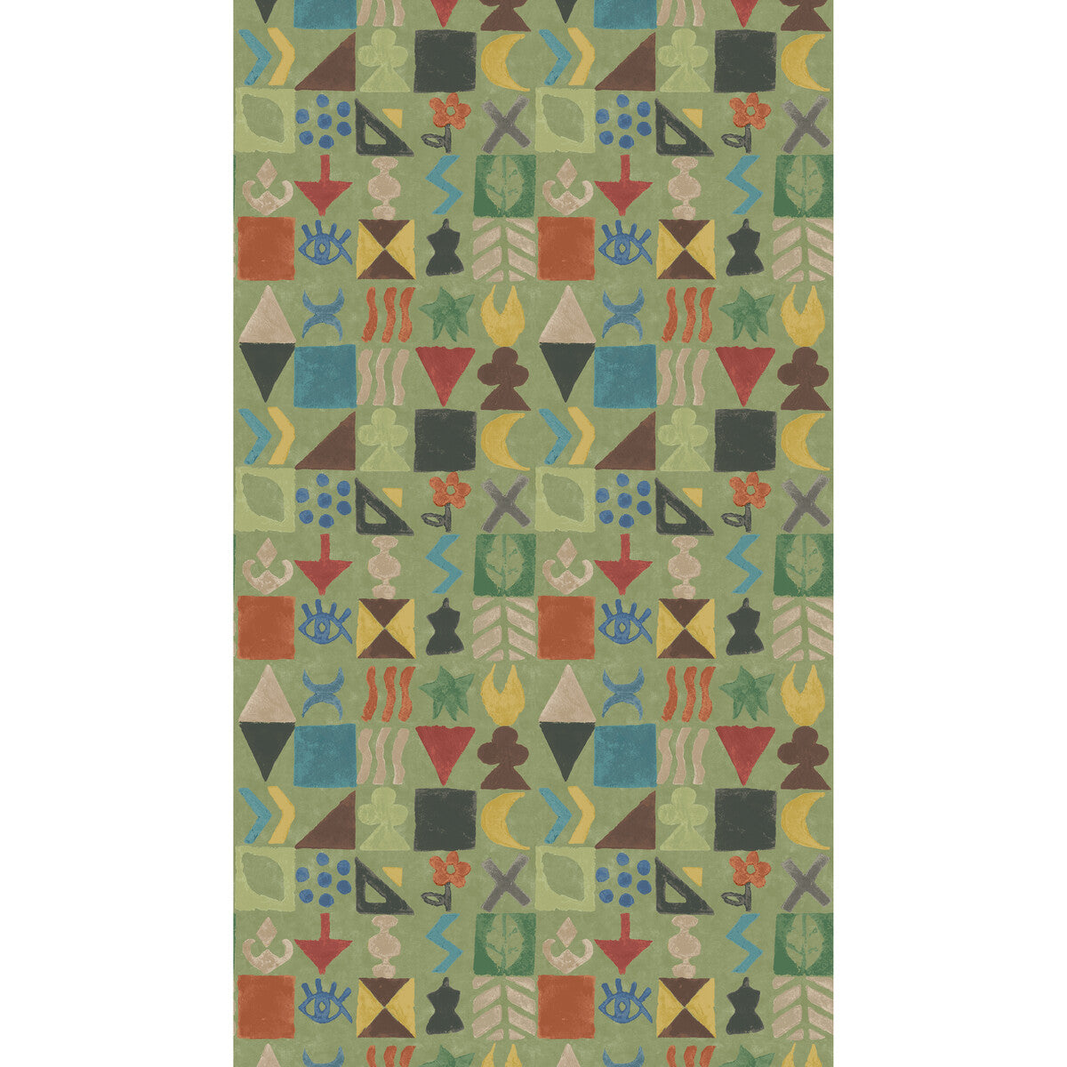 Potato Print-Green