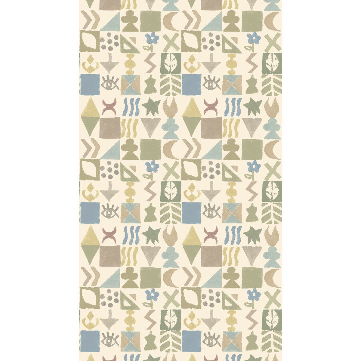 Potato Print-Sage