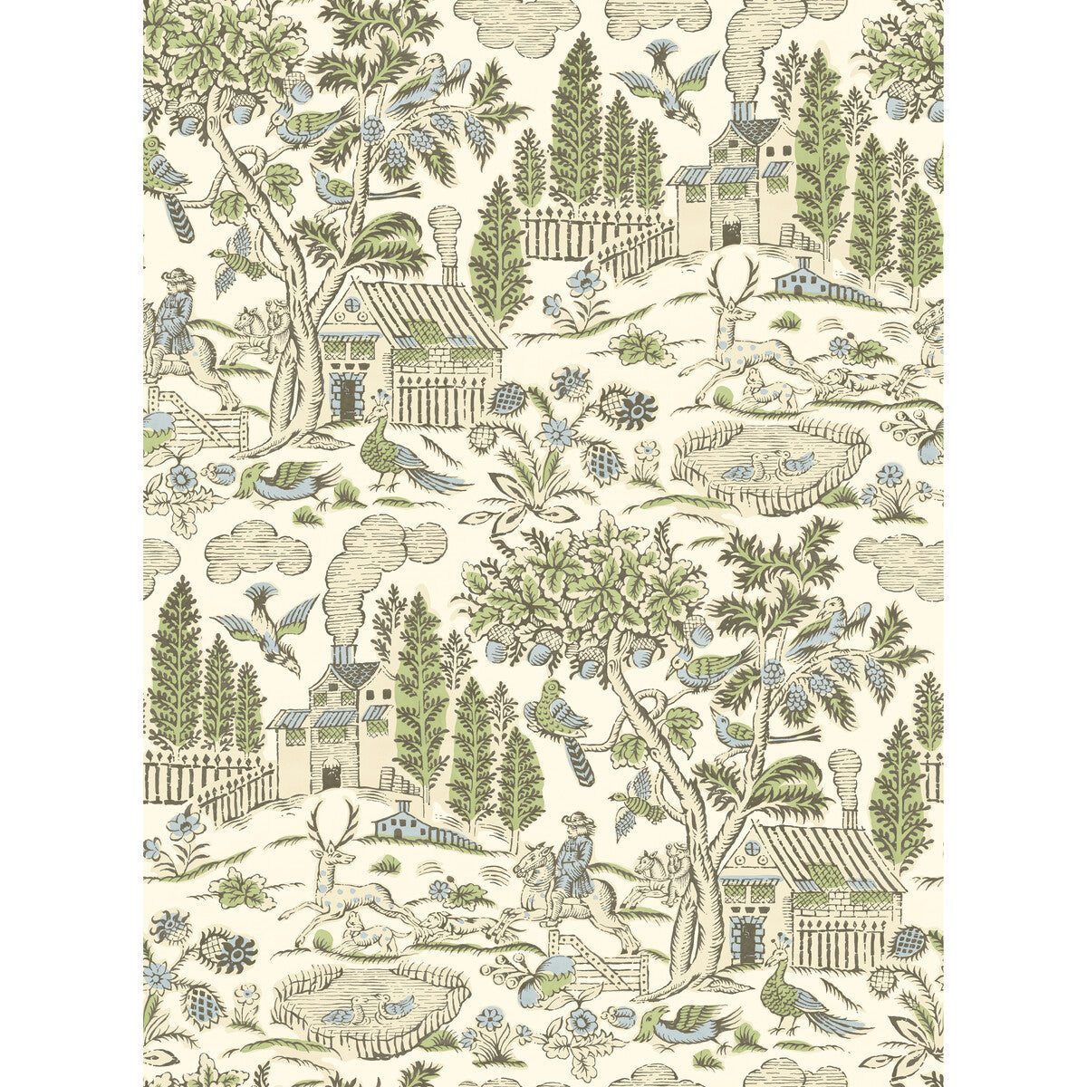 Home Park-Soft Green/Blue