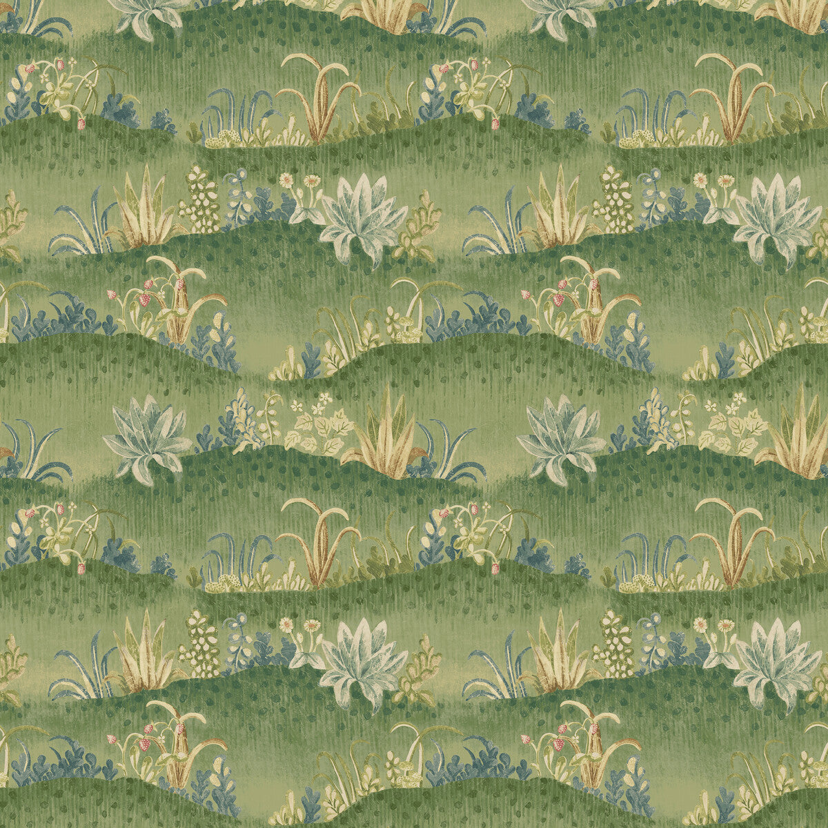 Garden Tapestry-Royal Green