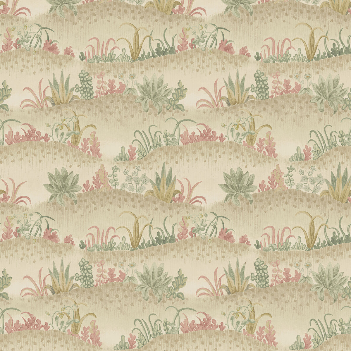 Garden Tapestry-Pink/Green