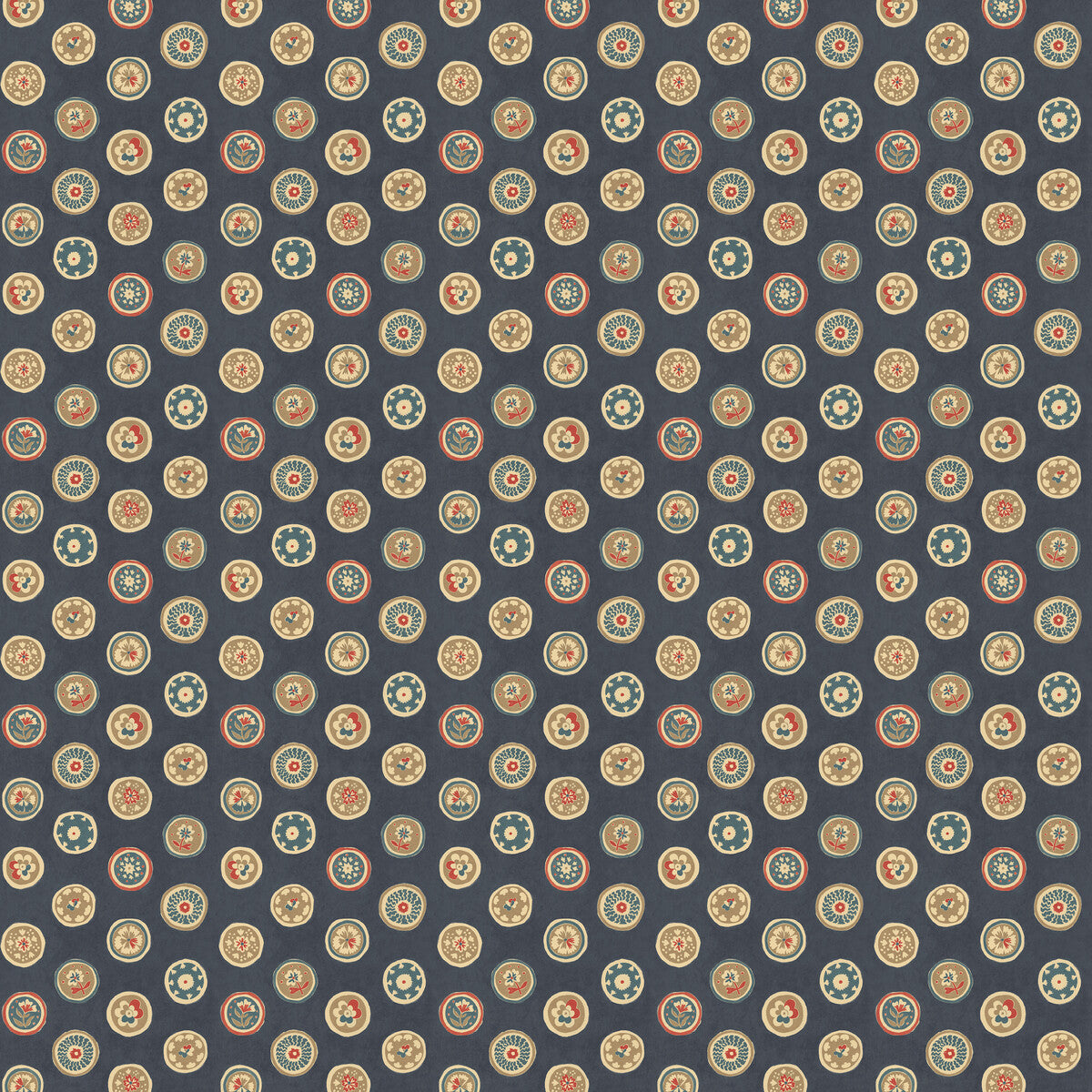 Court Buttons-Indigo