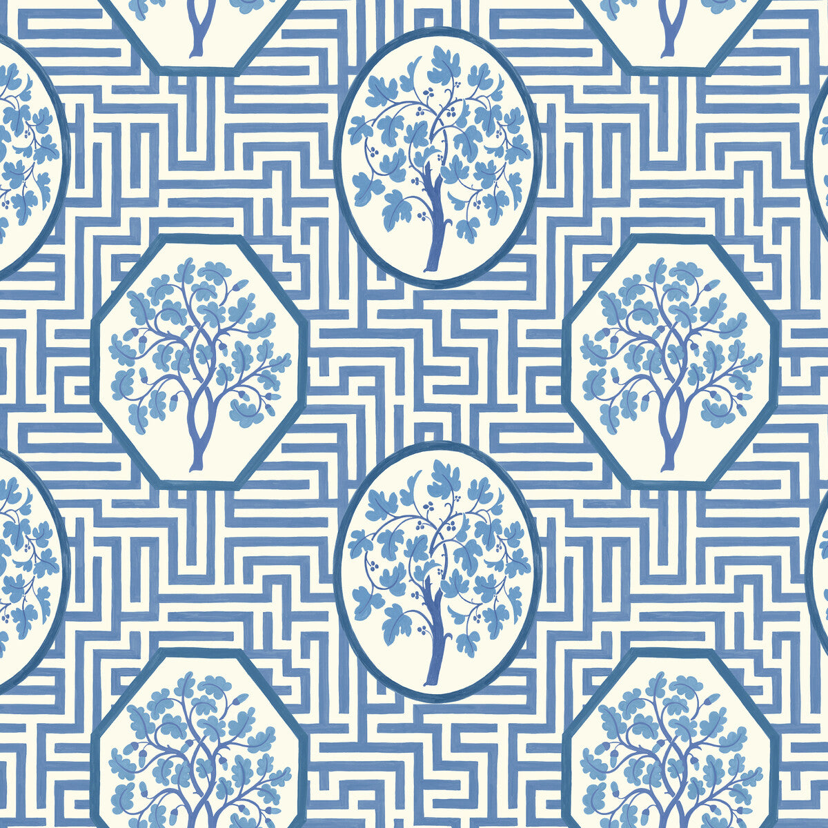 Royal Maze-Royal Blue