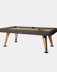 Diagonal Indoor Pool Table